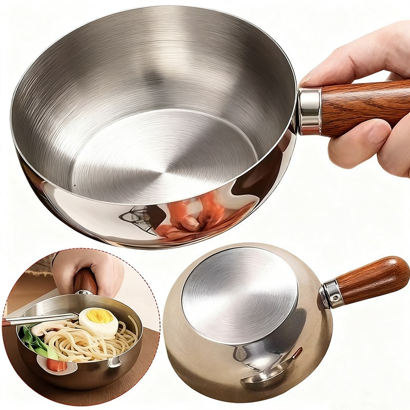 Commercial Kitchen Pans - Stainless Steel Saucepan Milk Pan with