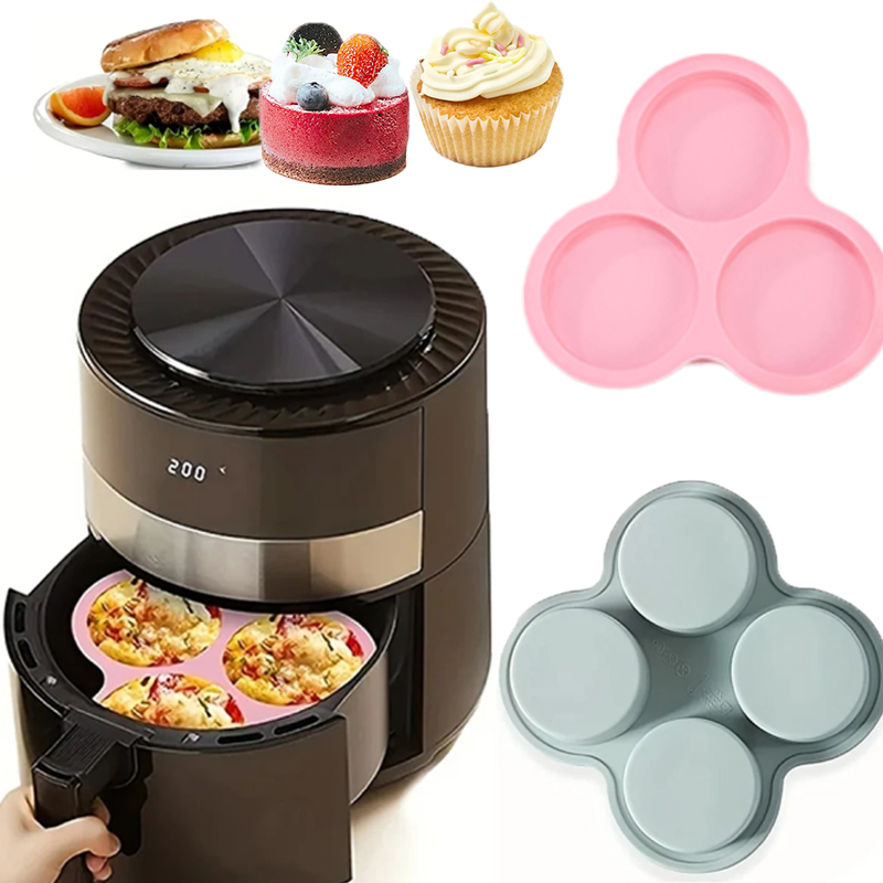 Commercial Kitchen Pans - Reusable Silicone Air Fryer Egg Mold