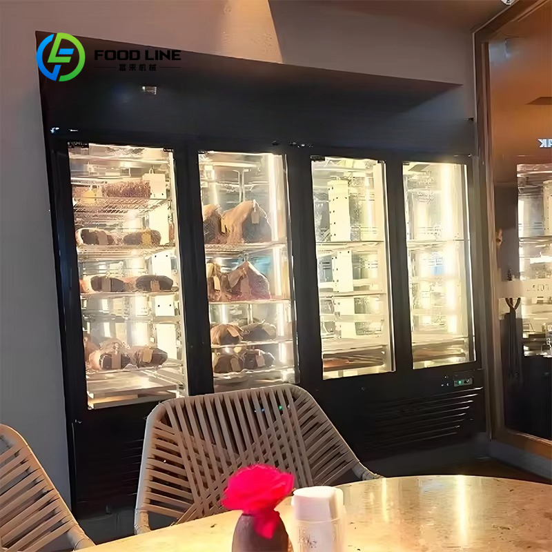 Commercial Kitchen Refrigerator - Customized Commercial Refrigerated Showcase Adjustable Shelf