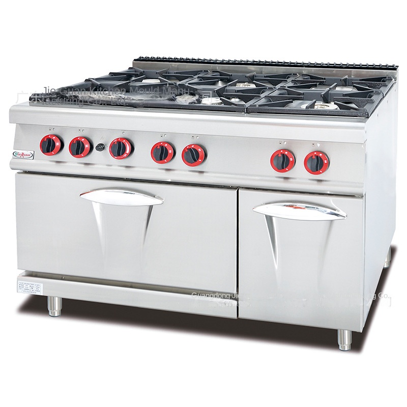 Commercial Kitchen Gas Stove - Jie Guan GH-797A Commercial Kitchen Stove