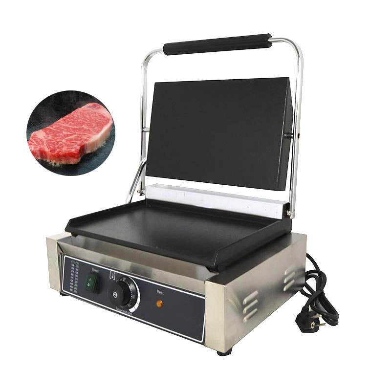 Sandwich Press Panini - Commercial Electric Cast Iron Contact Sandwich