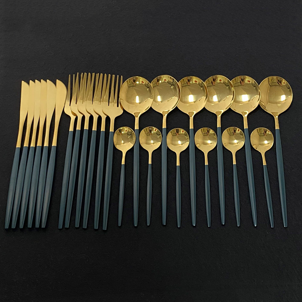 Commercial Kitchen Knife Set - 24Pcs Nhiều Màu Sắc Đồ Ăn