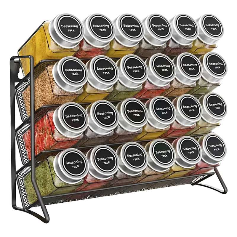 4 Tier Carbon Steel Spice Orga - đánh giá và giá Commercial Kitchen Shelving