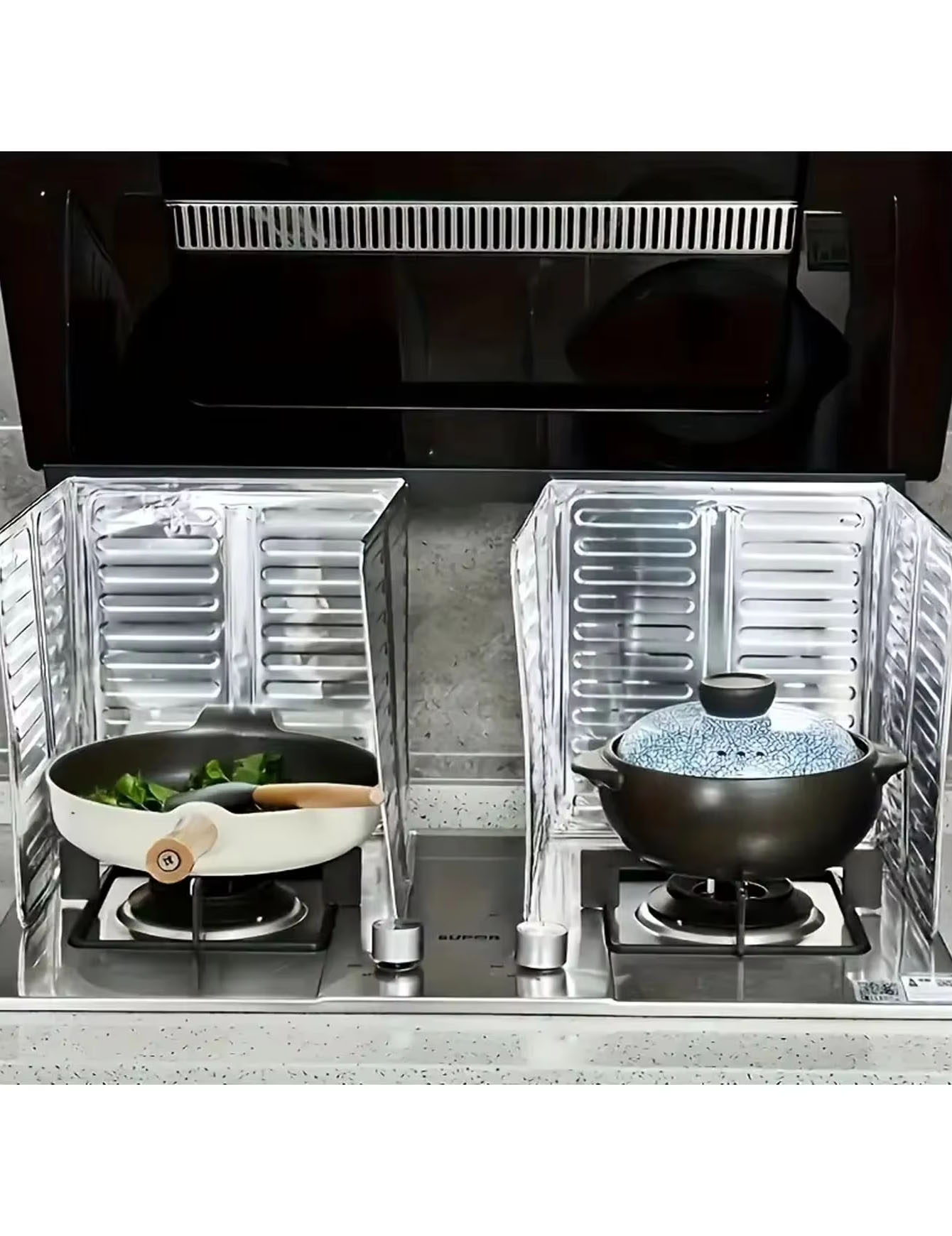 3PCS Kitchen Oil Baffle, Stove - đánh giá và giá Commercial Kitchen Gas Stove