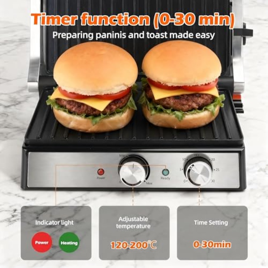 Panini Press Sandwich Maker wi - đánh giá và giá Sandwich Press Panini
