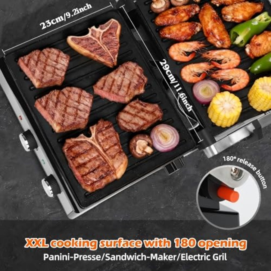 Panini Press Sandwich Maker wi - đánh giá và giá Sandwich Press Panini