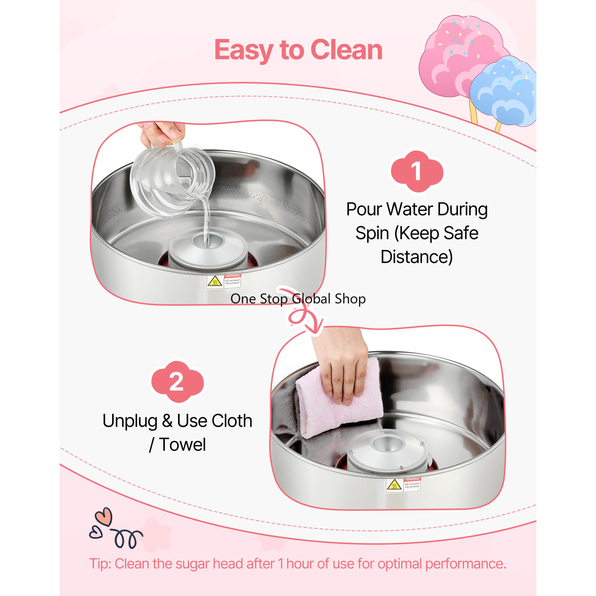 Cotton Candy Machine Commercia - đánh giá và giá Candy Floss Machine Commercial