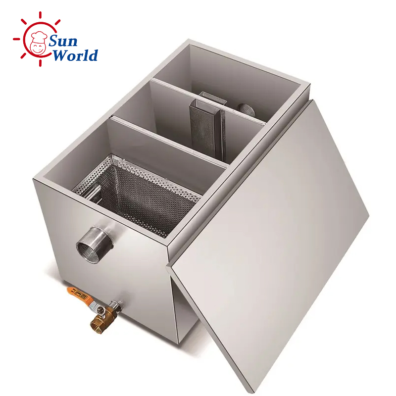 Industrial Under Sink Oil Grea - đánh giá và giá Commercial Kitchen Grease Interceptor