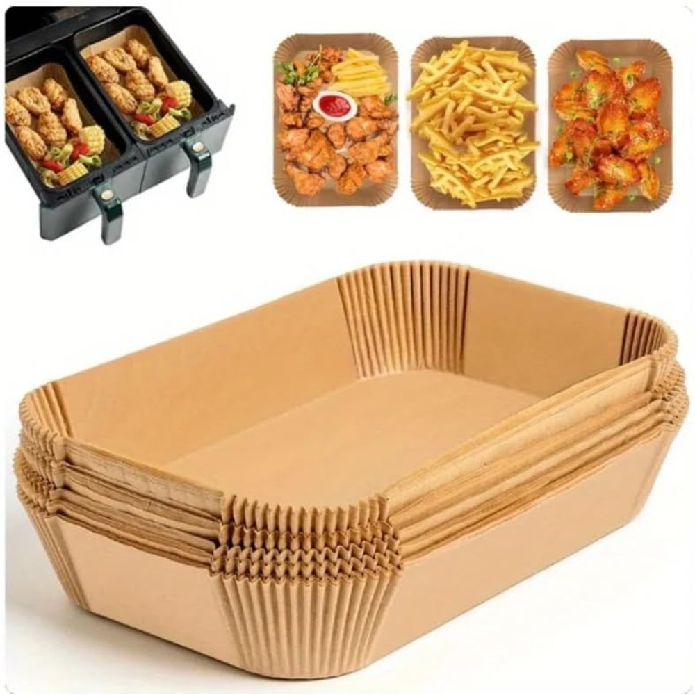 50/100pcs Disposable Air Fryer - đánh giá và giá Commercial Kitchen Pans