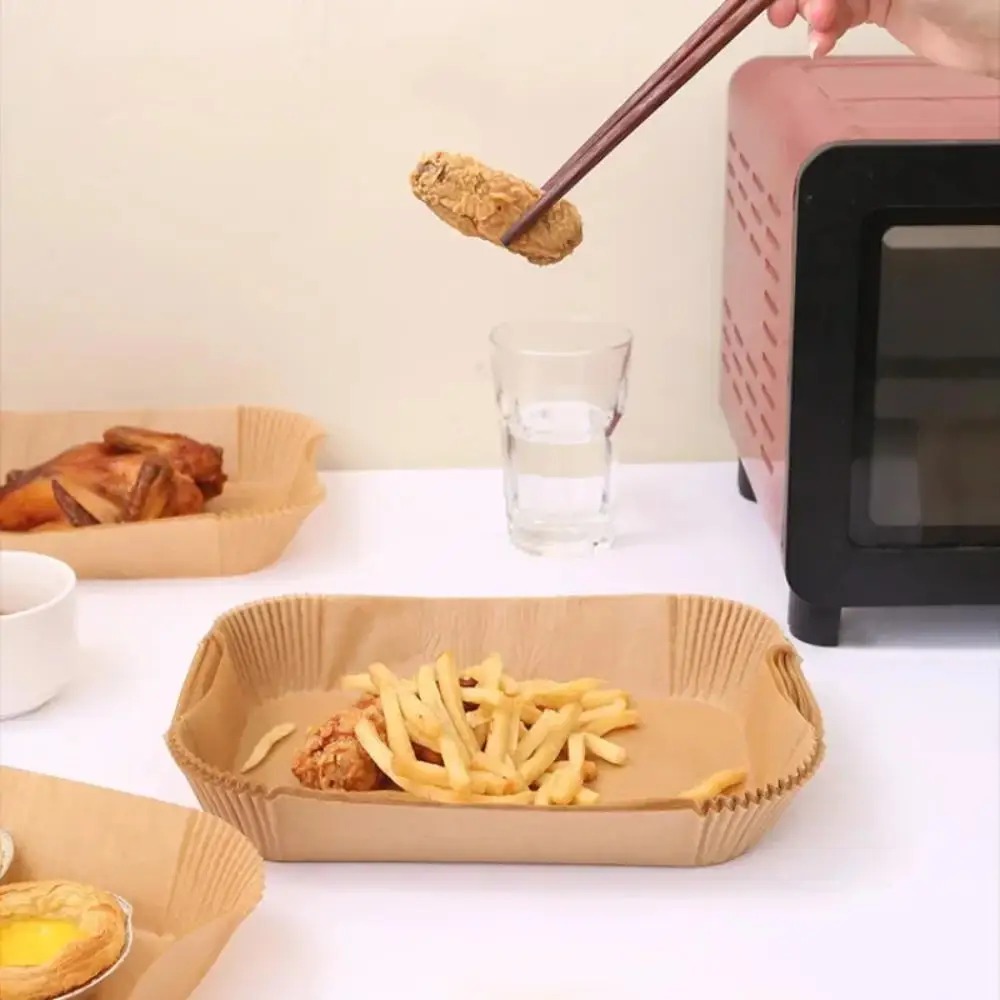 50/100pcs Disposable Air Fryer - đánh giá và giá Commercial Kitchen Pans