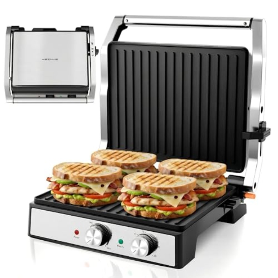 Panini Press Sandwich Maker wi - đánh giá và giá Sandwich Press Panini