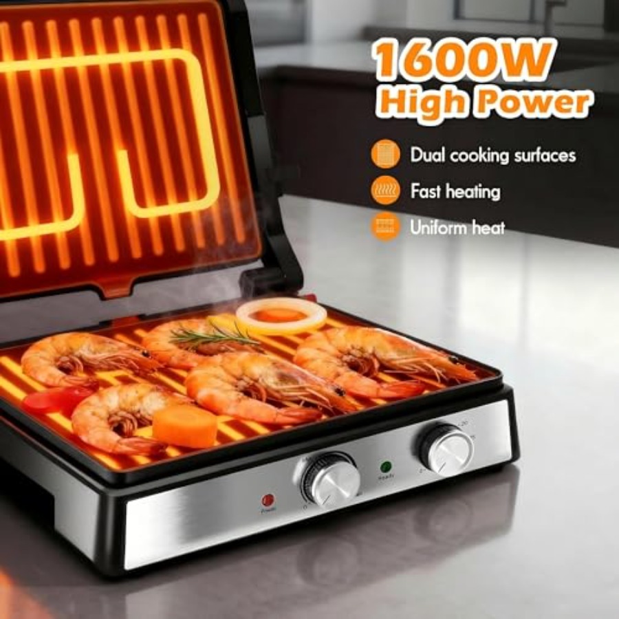 Panini Press Sandwich Maker wi - đánh giá và giá Sandwich Press Panini