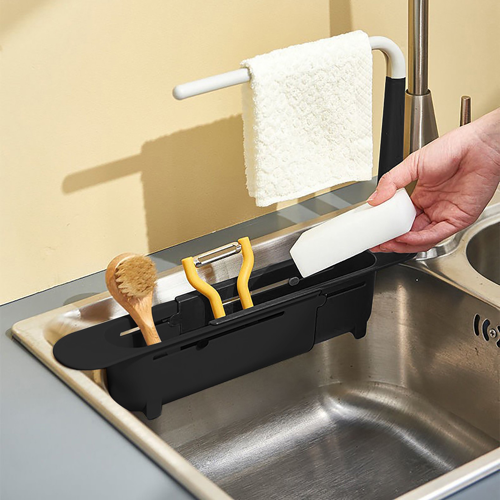 elescopic Sink Shelf Drainer R - đánh giá và giá Commercial Kitchen Shelving