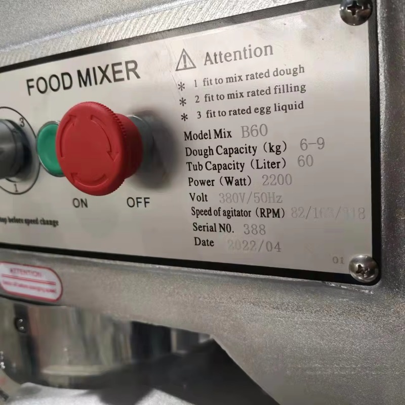 Industrial Commercial 30l 60l  - đánh giá và giá Commercial Kitchen Mixers Dough Mixer
