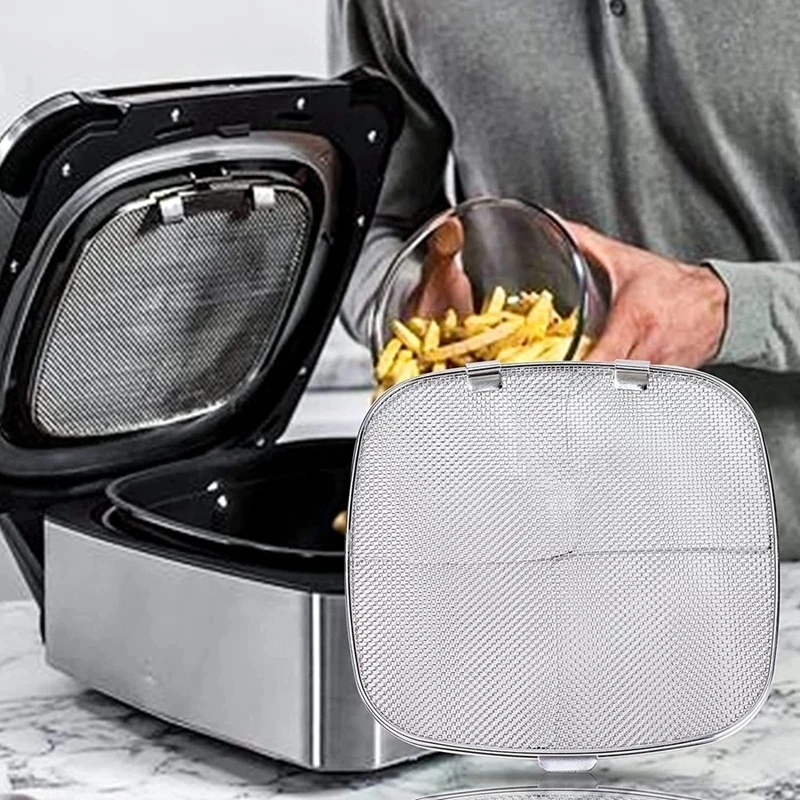 Stainless Steel Splatter Shiel - đánh giá và giá Ninja Air Fryer Af101