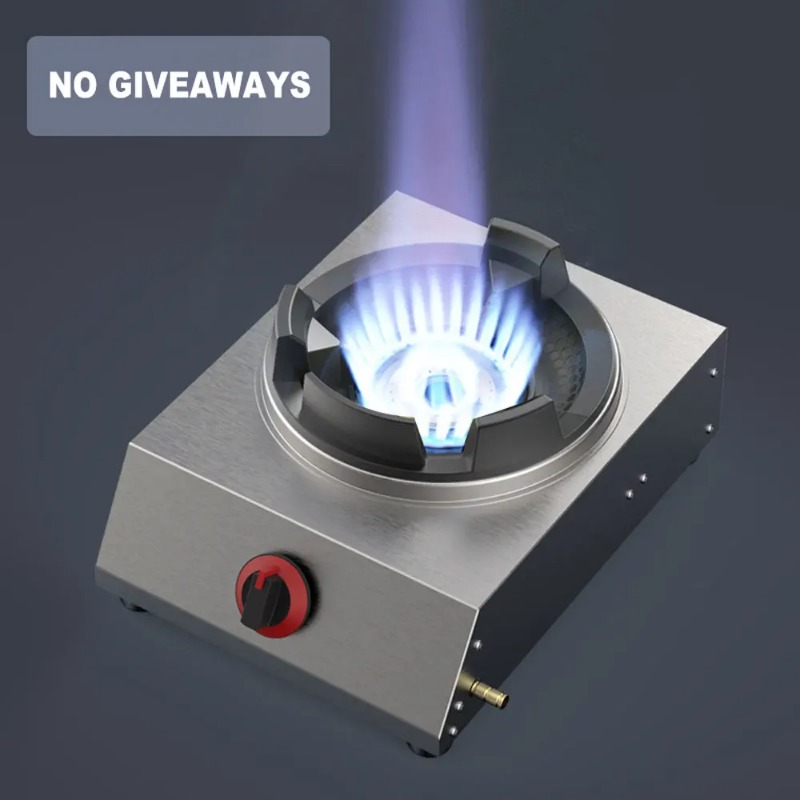 Kitchen Gas Hob Cooktop Single - đánh giá và giá Commercial Kitchen Gas Stove