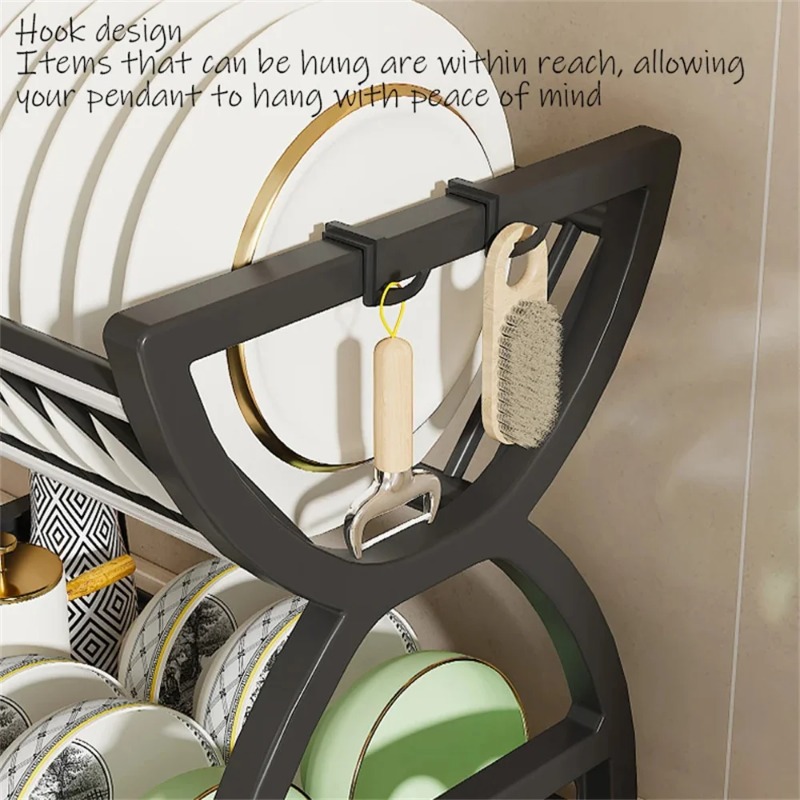 2 Tier Dish Drying Rack Kitche - đánh giá và giá Commercial Kitchen Shelving