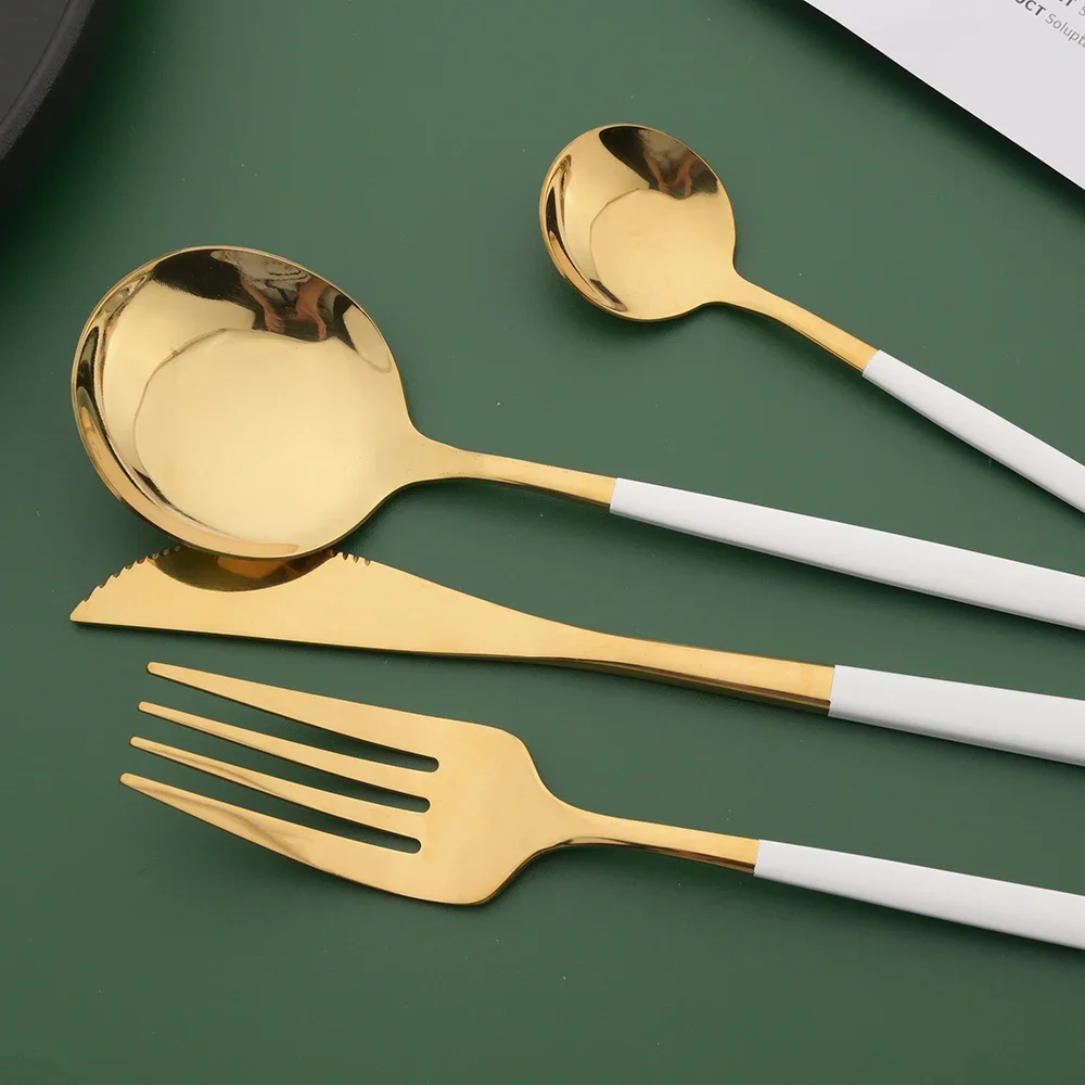 16/24/32/48Pcs Dinnerware Set  - đánh giá và giá Commercial Kitchen Knife Set