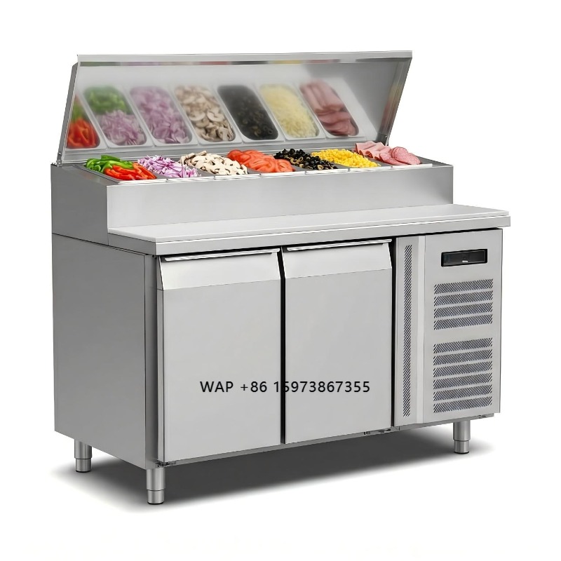 OEM Counter Fridge Sandwich Pr - đánh giá và giá Commercial Kitchen Refrigerator