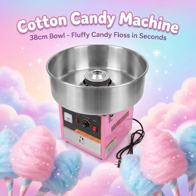 Commercial Electric Cotton Can - đánh giá và giá Candy Floss Machine Commercial