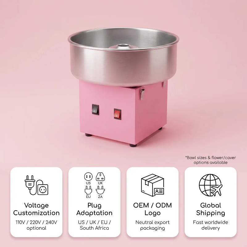 Commercial Electric Cotton Can - đánh giá và giá Candy Floss Machine Commercial