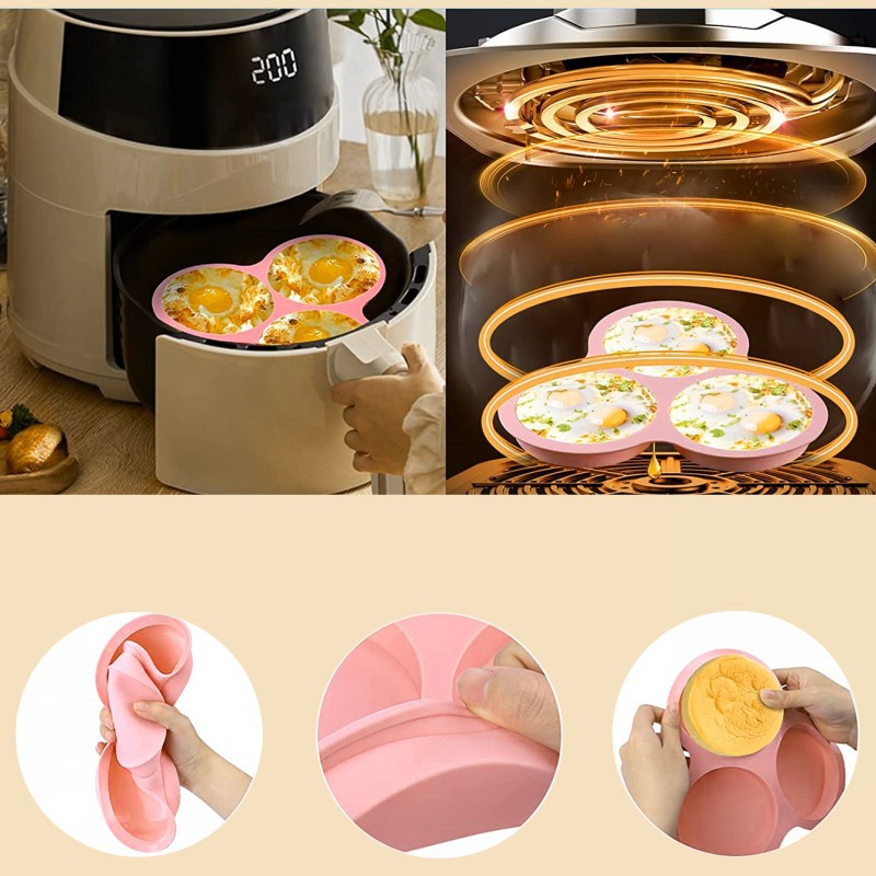 Reusable Silicone Air Fryer Eg - đánh giá và giá Commercial Kitchen Pans