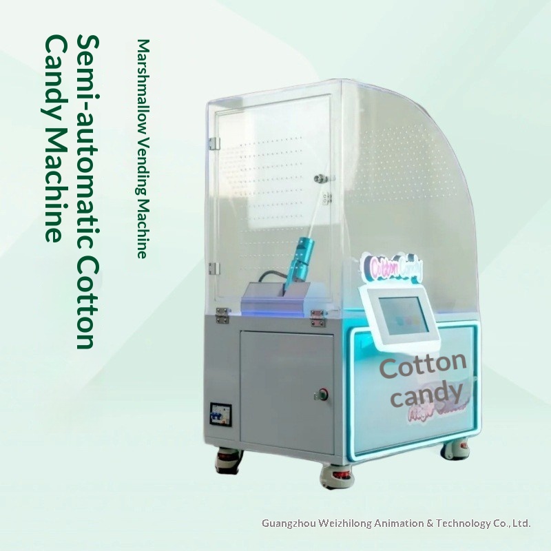 New Semi-Automatic Cotton Cand - đánh giá và giá Candy Floss Machine Commercial