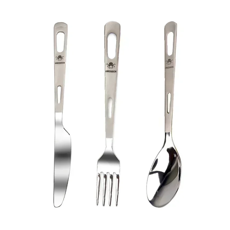 HWZBBEN Titanium Fork Spoon Kn - đánh giá và giá Commercial Kitchen Knife Set