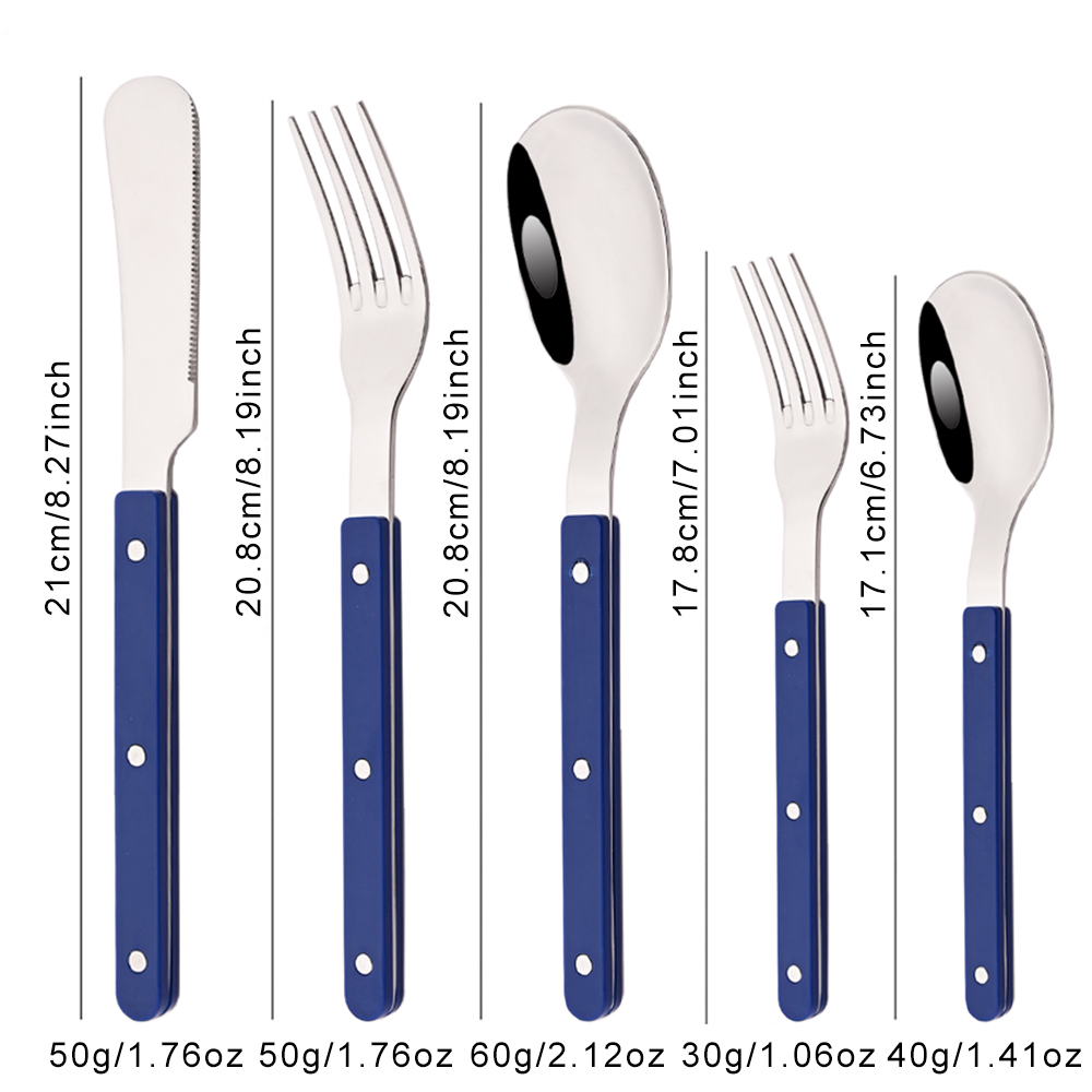 20Pcs Cutlery Set Acrylic Hand - đánh giá và giá Commercial Kitchen Knife Set