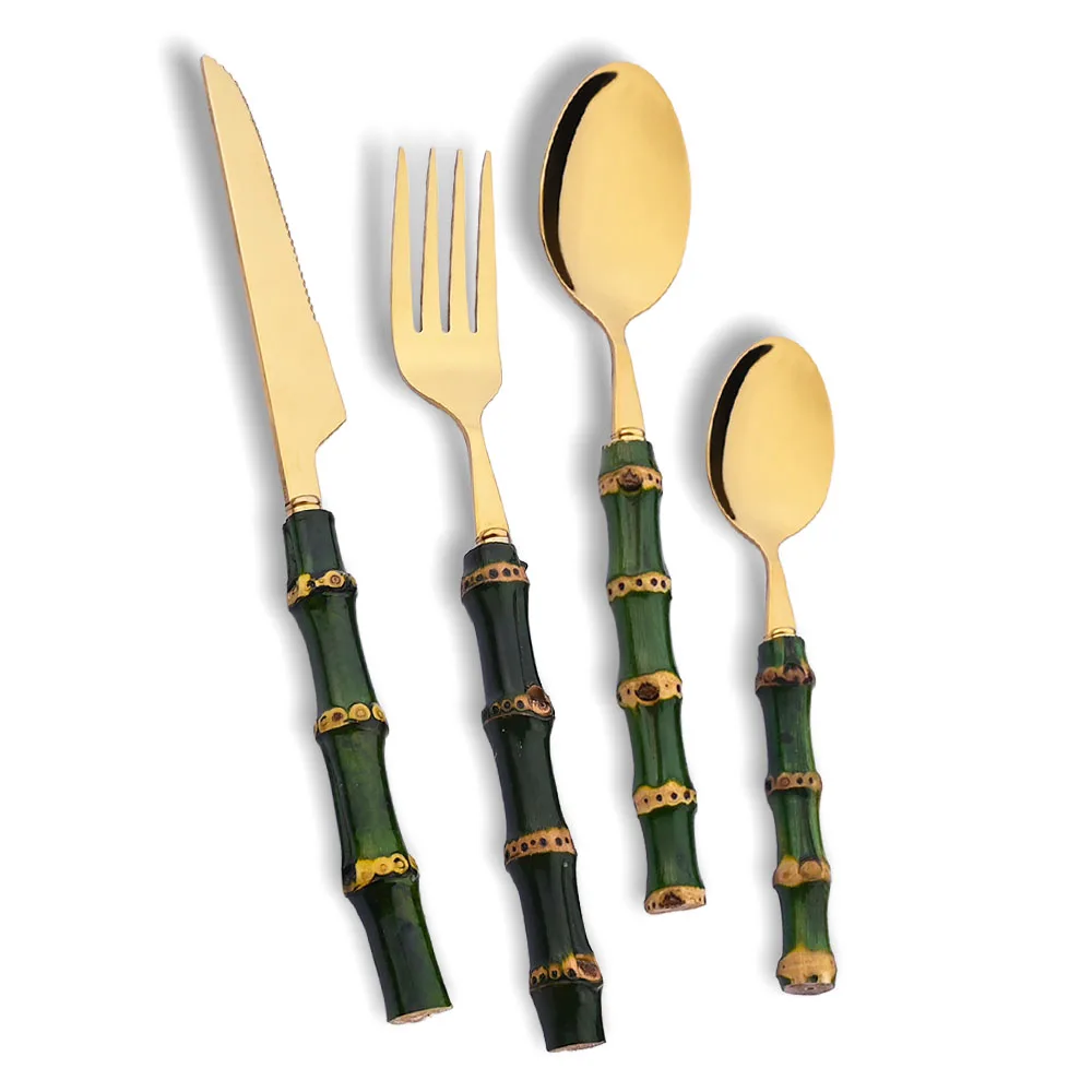4Pcs Natural Bamboo Handle Din - đánh giá và giá Commercial Kitchen Knife Set