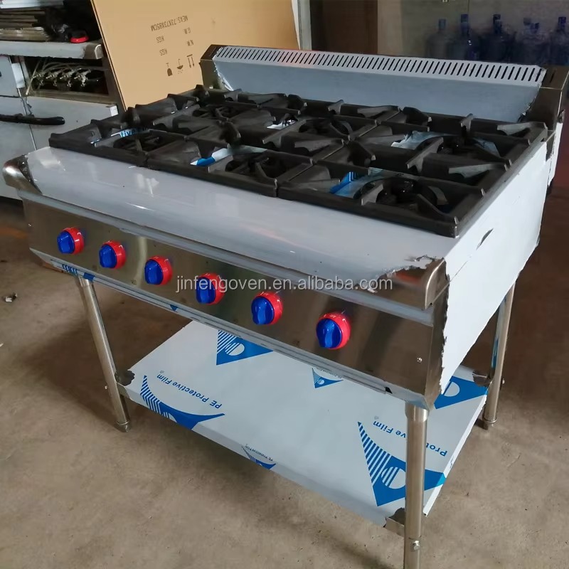 Commercial Kitchen Equipment P - đánh giá và giá Commercial Kitchen Gas Stove