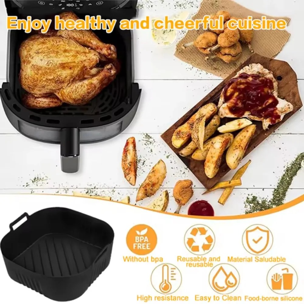 Silicone Air Fryer Mold Oil Fi - đánh giá và giá Commercial Kitchen Pans