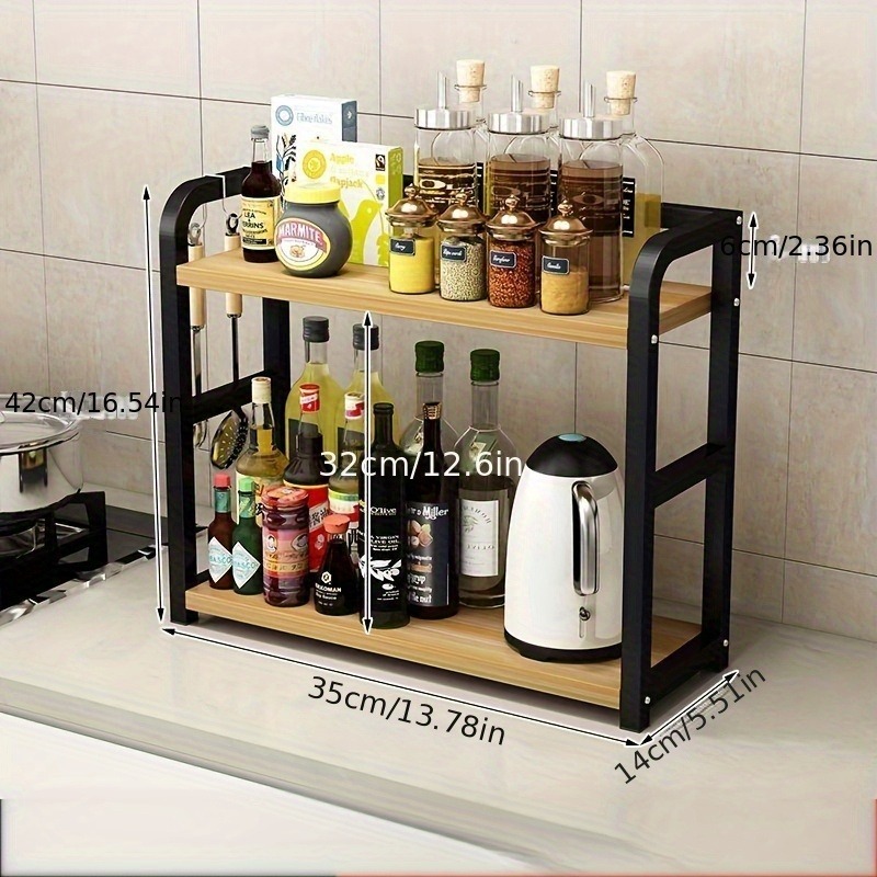 1pc 2-Tier Rustproof Metal Cou - đánh giá và giá Commercial Kitchen Shelving