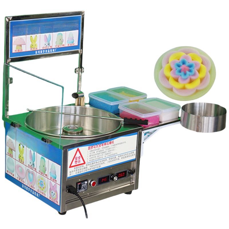 Commercial Fully Automatic Cot - đánh giá và giá Candy Floss Machine Commercial