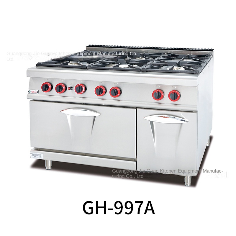 Jie Guan GH-797A Commercial Ki - đánh giá và giá Commercial Kitchen Gas Stove