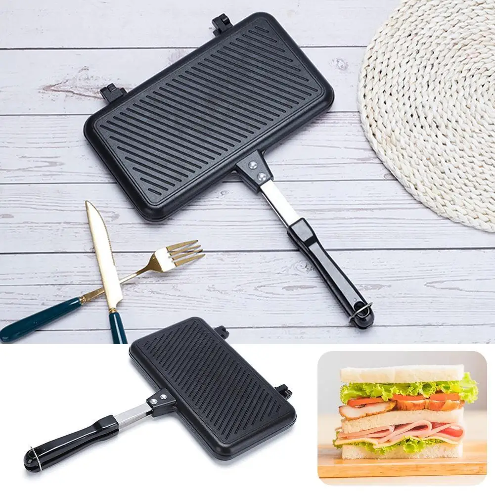 Double-Sided Frying Pan Non-St - đánh giá và giá Crepe Maker Griddle
