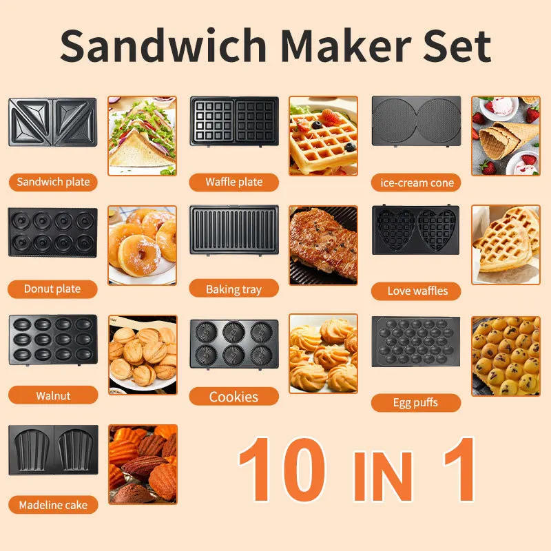 220/110V Household Appliances  - đánh giá và giá Sandwich Press Panini