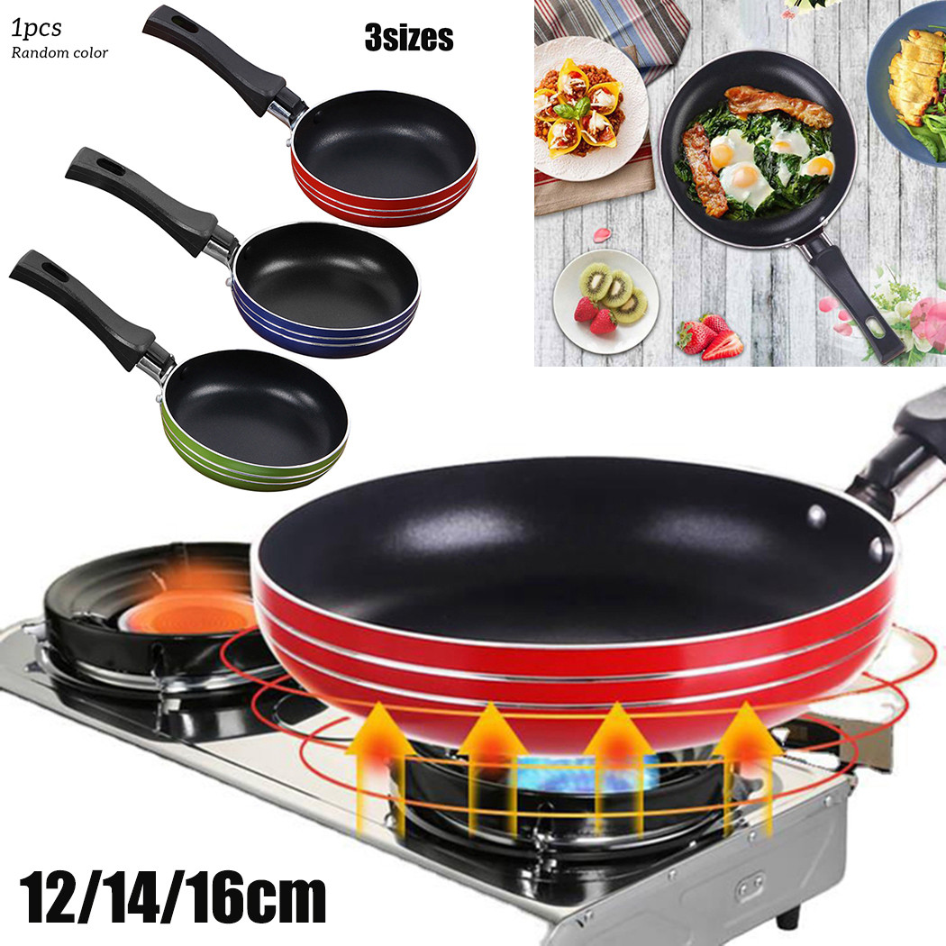 1PC 12cm/14cm/16cm Mini Frying - đánh giá và giá Commercial Kitchen Pans