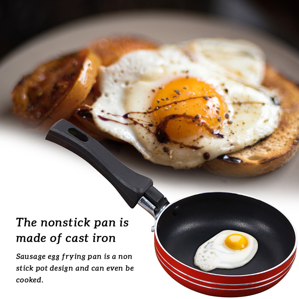 1PC 12cm/14cm/16cm Mini Frying - đánh giá và giá Commercial Kitchen Pans