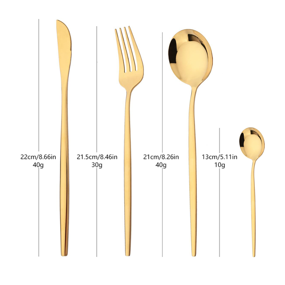 16Pcs Green Gold Dinnerware St - đánh giá và giá Commercial Kitchen Knife Set