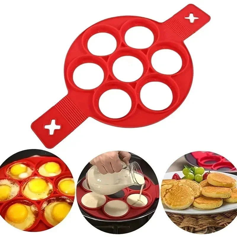 Silicone 7-hole Circular Fryin - đánh giá và giá Commercial Kitchen Pans