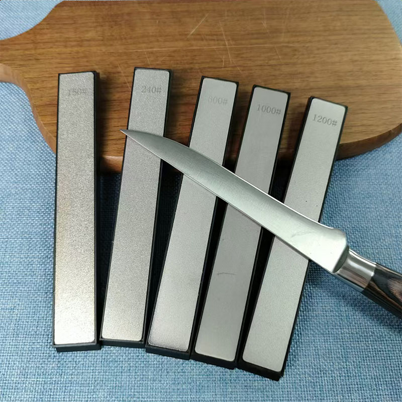 4pcs Diamond Sharpening Stones - đánh giá và giá Commercial Kitchen Knife Set