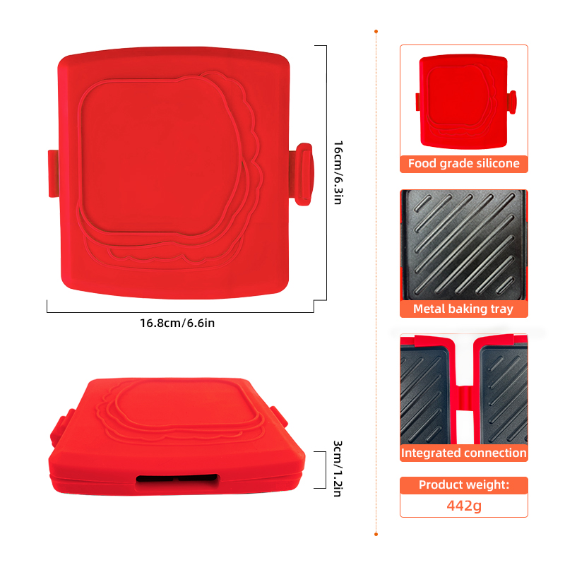 3-in-1 Microwave Sandwich Make - đánh giá và giá Sandwich Press Panini