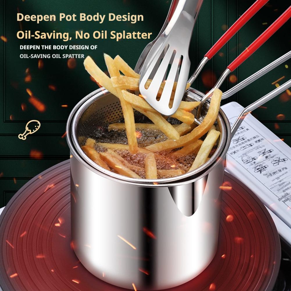 Stainless Steel Deep Fryer Pot - đánh giá và giá Commercial Kitchen Pans