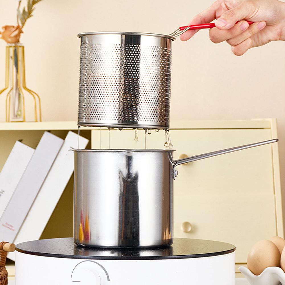 Stainless Steel Deep Fryer Pot - đánh giá và giá Commercial Kitchen Pans